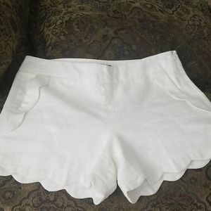 Cynthia Rowley scalloped shorts